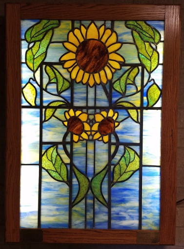 Soroptimist International Wichita - House Stained Glass Sunflower